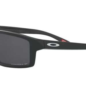 Oakley Men's OO9449 Gibston Square Sunglasses, Matte Black/Prizm Black Polarized, 60 mm