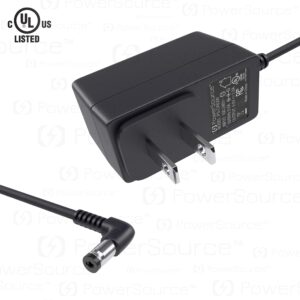 PowerSource 9V 1A UL Listed AC-Adapter for Casio Keyboard AD-5 AD-5MU WK-200 WK-210 CT-360 CTK-496 CTK-500 CTK-519 CTK-573 CTK-593 CTK-611 CTK-720 CTK-2100 CasioTone ToneBank Power-Supply-Charger-Cord