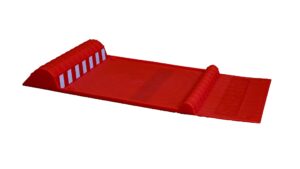 maxsa 37359-rs park right 21" x 11" x 2" parking mat, red