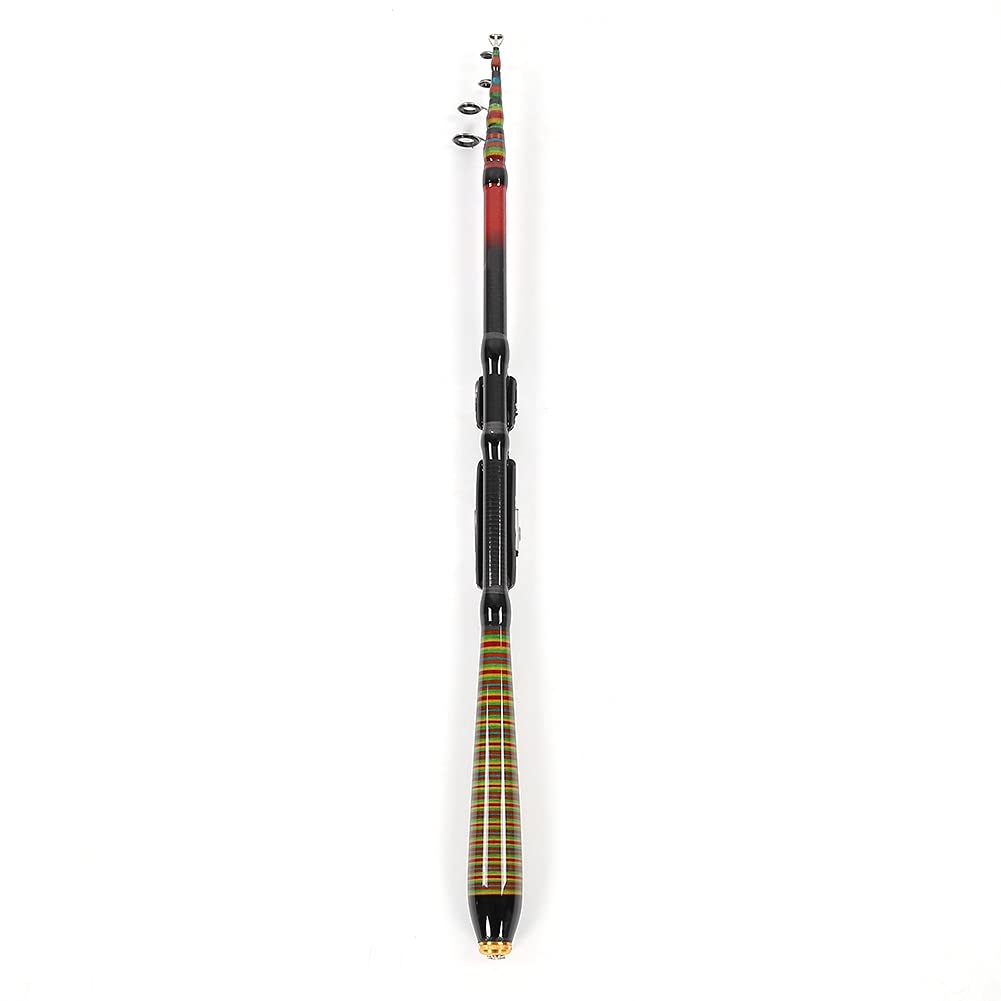 Fishing Rod, Telescopic Fishing Rod Carbon Sea Fishing Rod Portable Spinning Pole Hand Fishing Accessory(180cm)