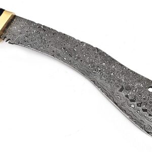 FAYYAZ BROTHERS Custom Made Damascus Steel Hunting Knife/Kukri Knife FBK-18730 (Red Colored Bone)