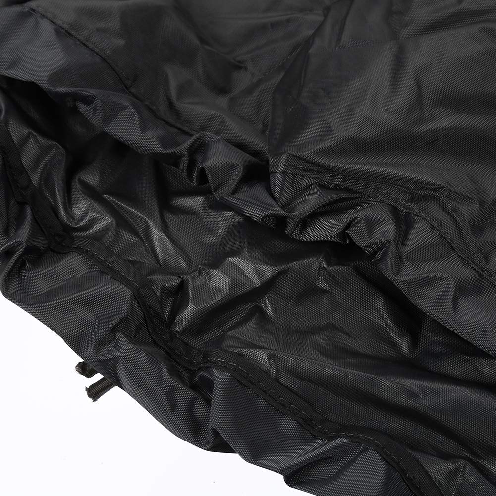 Acouto Spray Skirt Kayak Adjustable Kayak Spray Cover Nylon Kayak Spray Skirt Waterproof Cover Water Sports Accessory(Black)