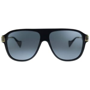 Gucci Grey Aviator Men's Sunglasses GG0587S 001 57