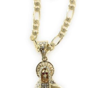 Santa Muerte Pendant/Chain Set