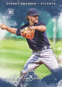 2017 diamond kings baseball #129b dansby swanson sp var:there was so much hype.