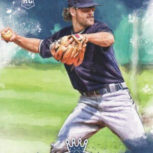 2017 Diamond Kings Baseball #129B Dansby Swanson SP VAR:There was so much hype.