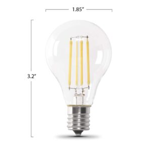 Feit Electric BPA1575N/850/FIL/2 75W EQ DM LED E17 Base Light Bulb, 2 Bulbs