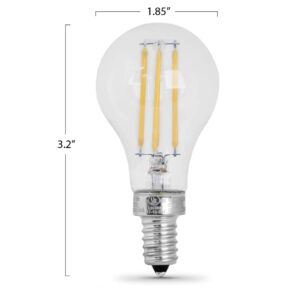 Feit Electric BPA1575C/827/FIL/2 75W EQ DM LED Light Bulbs, 2 Bulbs