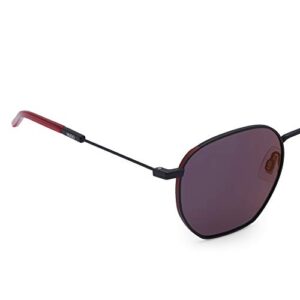 Hugo Boss sunglasses (HG-1060-S BLXAO) Matt Black - Metalic Red - Grey with Petrol mirror effect lenses