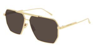 bottega veneta square sunglasses bv1012s 003 gold 60mm 1012