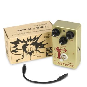 Caline Overdrive Guitar Effects Pedal Guitar Distortions Pedal Metal True Bypass Golden CP-99