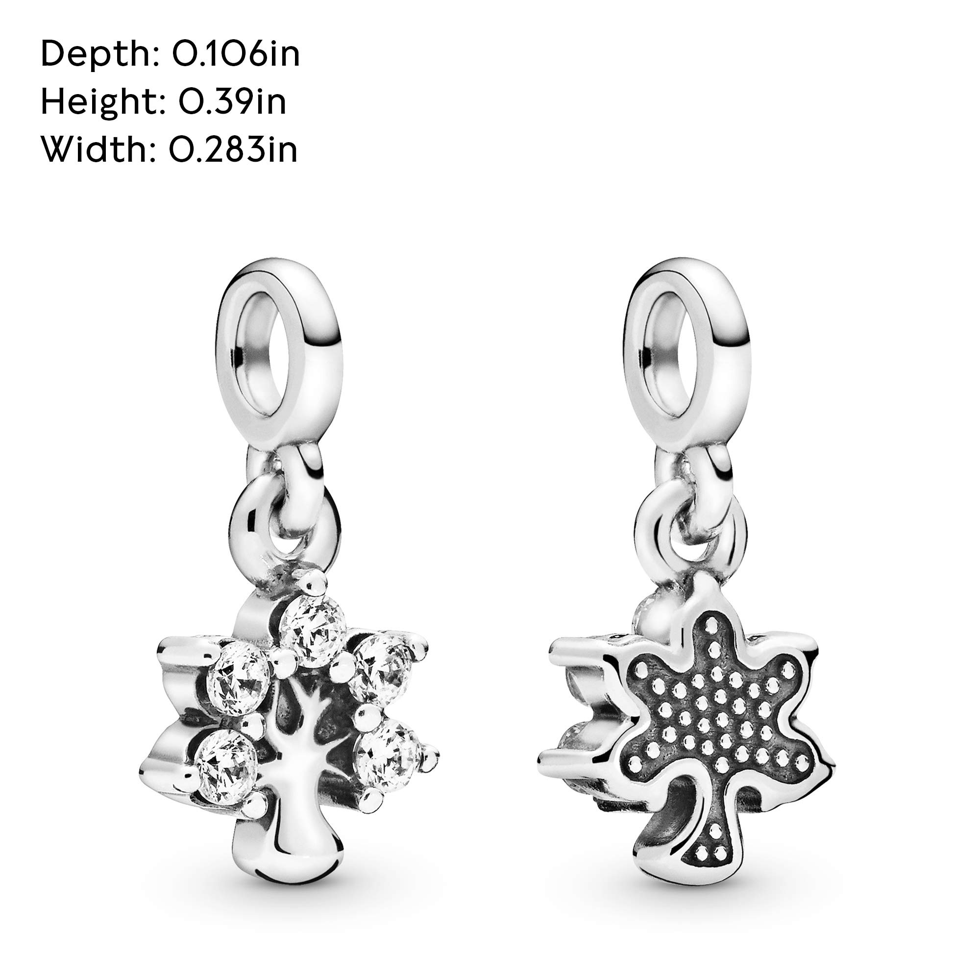 Pandora ME Jewelry Tree Dangle Cubic Zirconia Charm in Sterling Silver