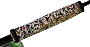 it set you free outdoors fly rod wrap - brown trout - full wells grip