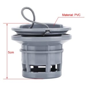 Acouto Boat Air Valve PVC Inflatable Boat Air Valve Replacement Air Gas Valve Pontoon Boat Inflation Valve Replacement Gray for Inflatable Boat Dinghy Kayak Canoe