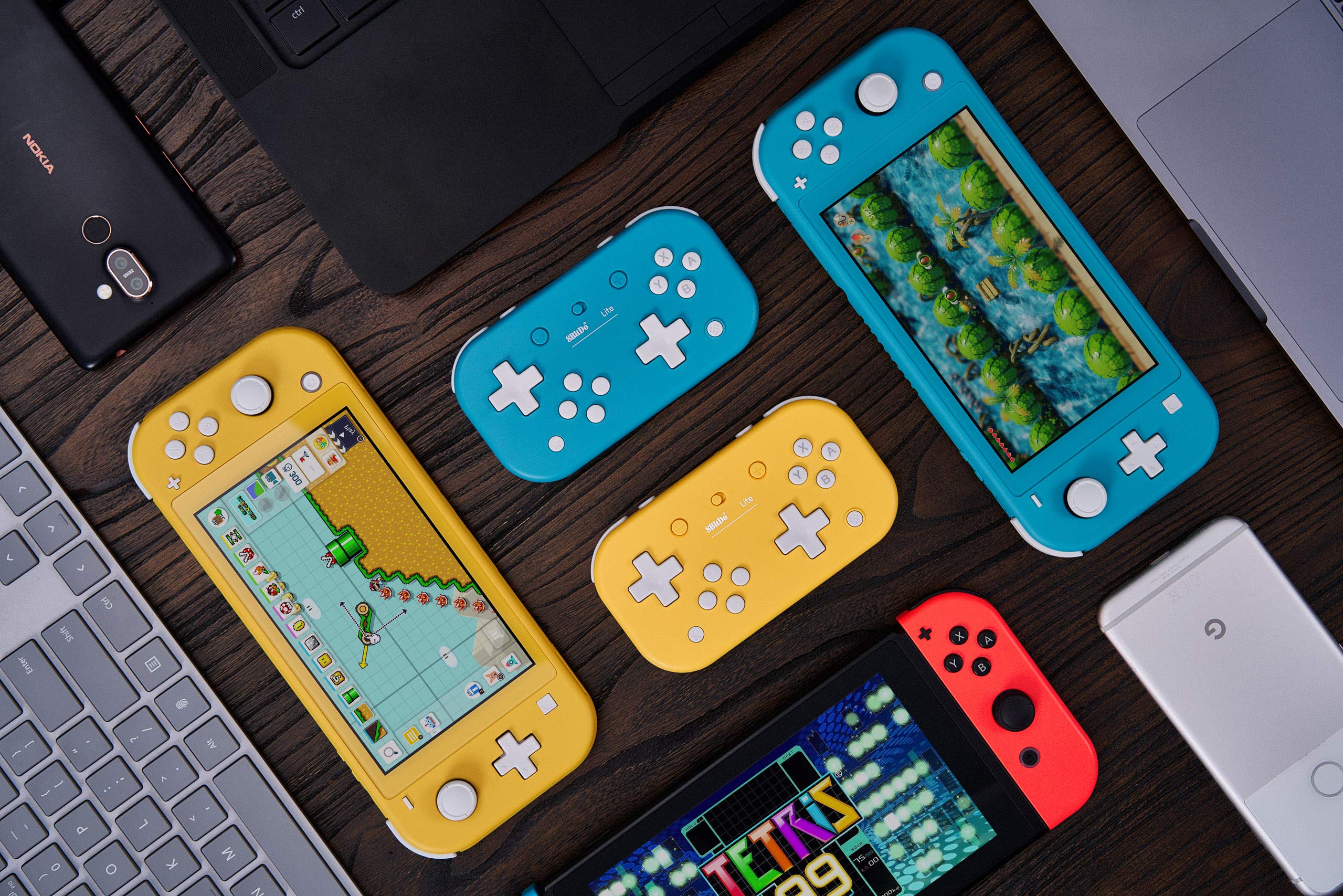 8Bitdo Lite Bluetooth Gamepad for Switch Lite, Switch & Windows (Yellow Edition)