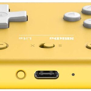 8Bitdo Lite Bluetooth Gamepad for Switch Lite, Switch & Windows (Yellow Edition)