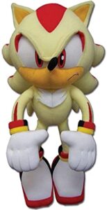 great eastern entertainment sonic the hedgehog - super shadow plush 10"