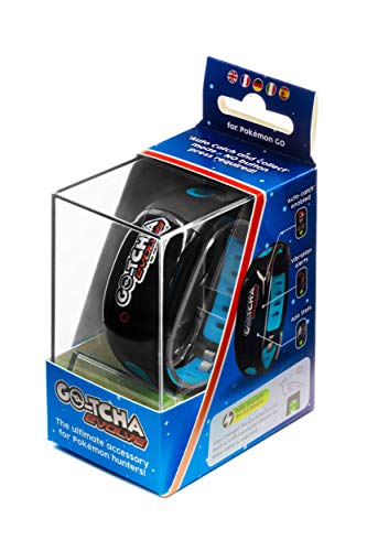 Go-tcha Evolve (Go-tcha 2) LED-Touch Wristband Watch for Pokemon Go with Auto Catch and Auto Spin - Black/Blue