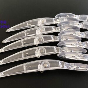 10pcs Unpainted Minnow Bait Fishing Lure Body 150mm 14.2g Blank Hard Lures Free Eye 8305