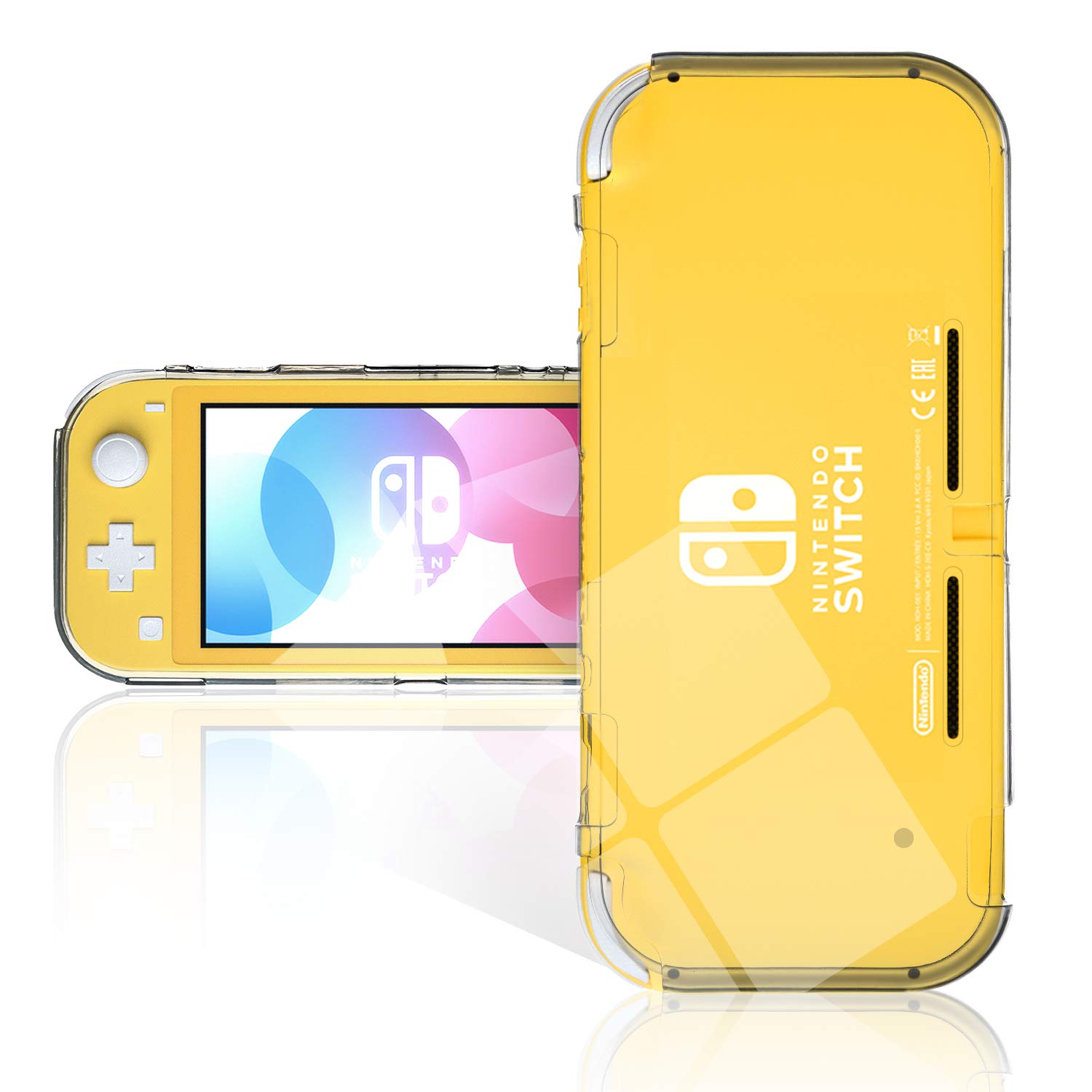 HEATFUN TPU Case for Nintendo Switch Lite, Soft Protective Case for Nintendo Switch Lite - Clear