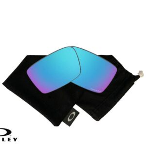 Oakley Original Gascan OO9014 PRIZM Sapphire Iridium Replacement Lenses For Men For Women+BUNDLE Microfiber Cloth Bag