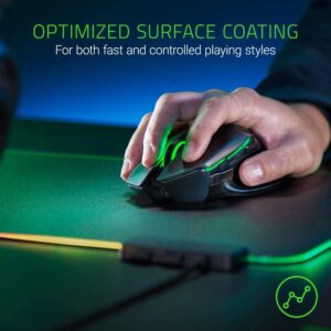 Razer Firefly V2 - Gaming Mouse Pad (Gaming Mouse Mat, Micro-Textured Surface, Cable Holder, RGB Chroma Lighting) Black