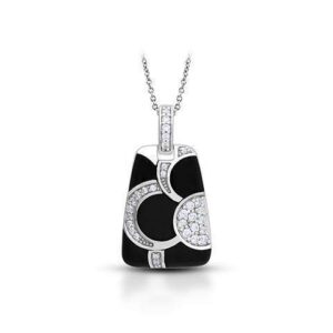 belle etoile adina pendant onyx