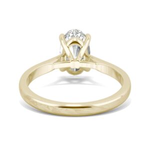 Moissanite by Charles & Colvard 10x6mm Elongated Oval Engagement Ring-size 9 2.30ct DEW