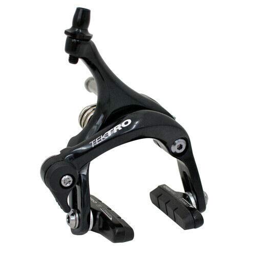 TEKTRO R526 Dual Pivot Caliper Brake Set 39-54mm Designed for 28C tire, Black, MH1850-B