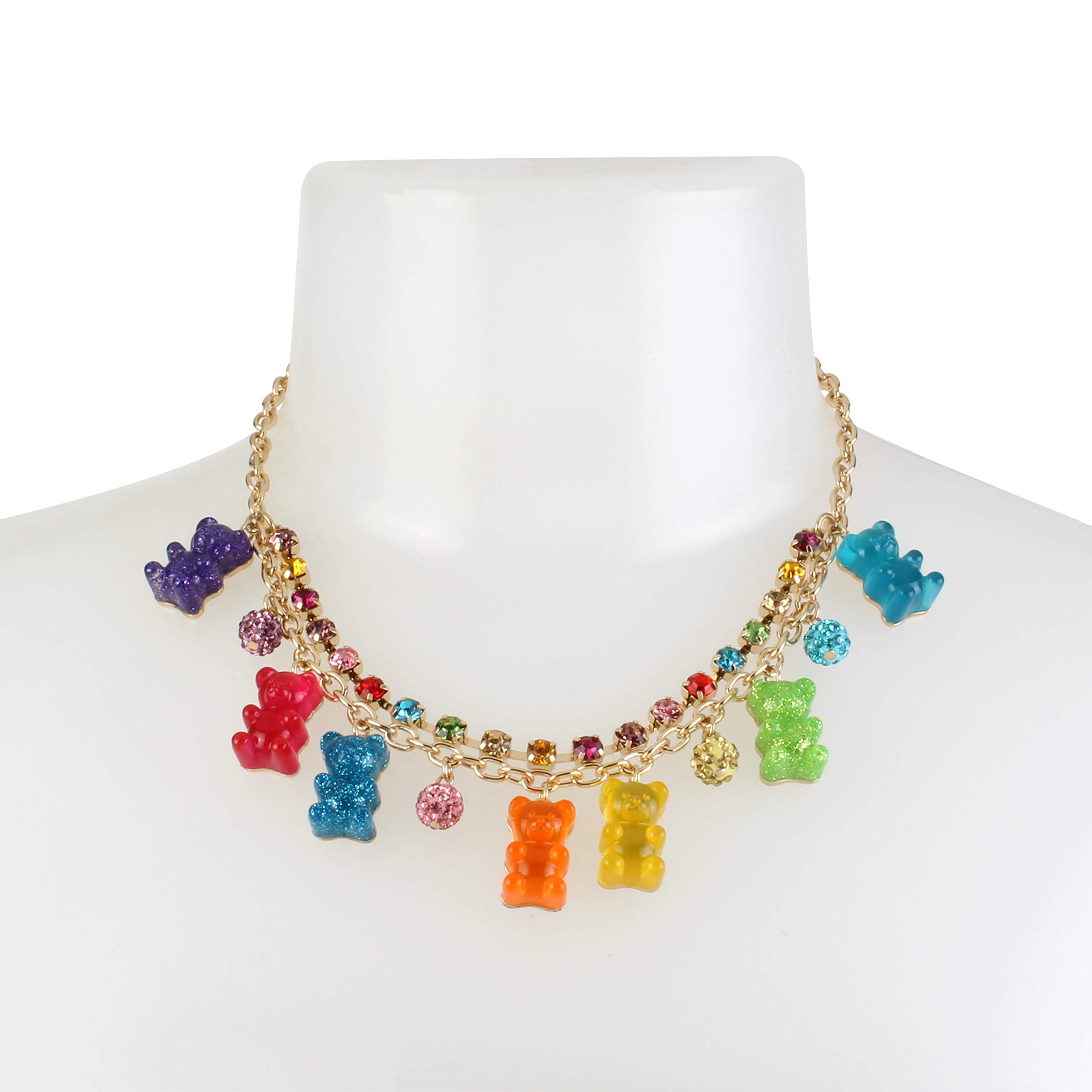 Betsey Johnson Gummy Bear Frontal Necklace