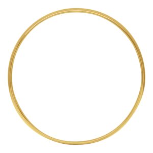 Women's 4MM Solid Gold Rings – Classic, Lightweight 10K Yellow Gold Jewelry; Durable Plain Wedding Band for Women; Comfortable, Well-Polished Womens Wedding Bands, Size 8.5, by Brilliant Expressions