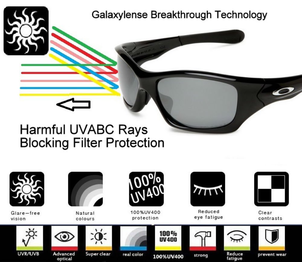 Galaxy Replacement lens For Oakley Fuel Cell Sunglasses 9 Color