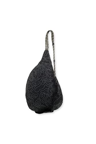 KAVU Mini Rope Sling Bag - Black Topo