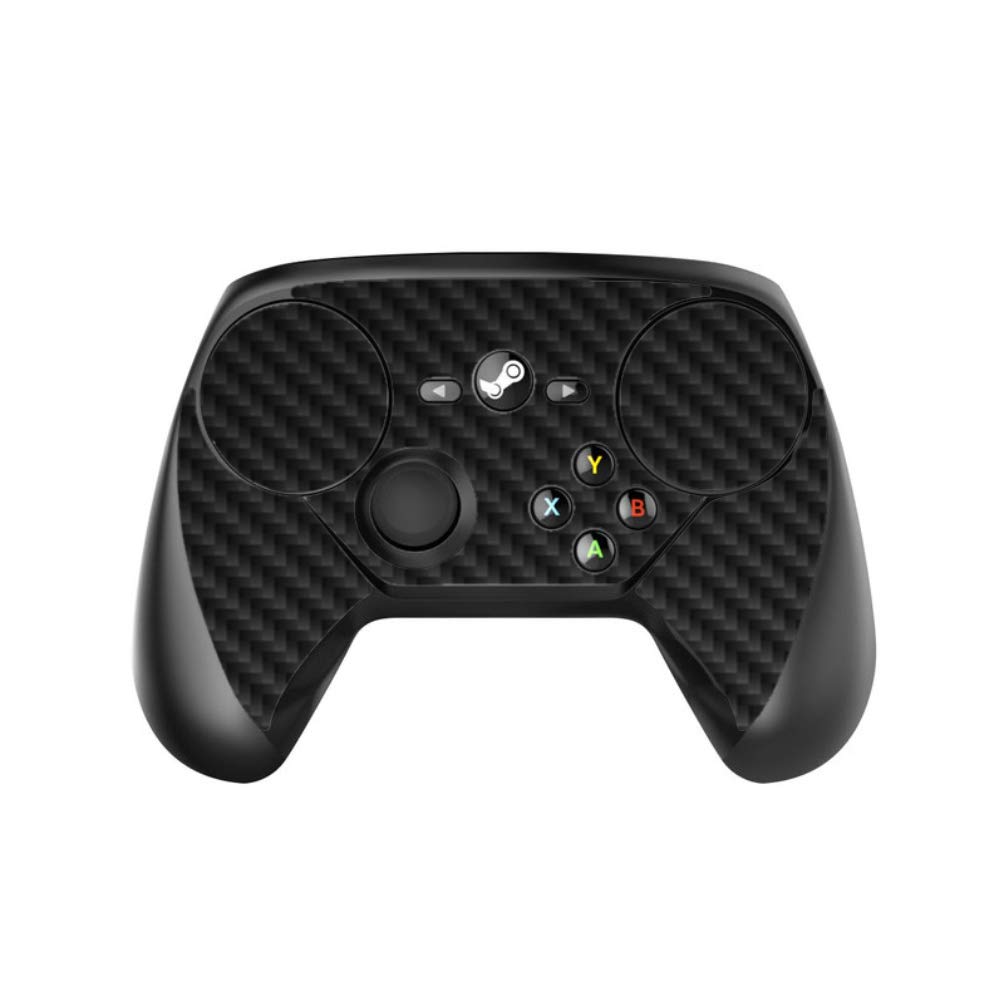 Carbon Fiber Black Grey Pattern Background Vinyl Decal Sticker Skin by Moonlight4225 for Steam Controller