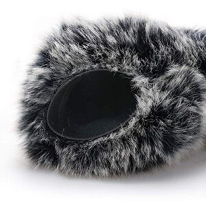 SUNMON Mic Furry Windscreen, VMP+ Deadcat Windshield Compatible with Rode VideoMic Pro+ Plus Camera Microphone