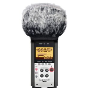 SUNMON Microphone Windscreen Muff for Zoom H4N Portable Digital Recorders - Outdoor Mic Windshield Wind Cover Pop Filter