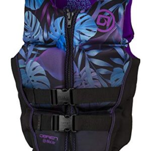 O'Brien Women's Flex V-Back Life Jacket, Purple, Small