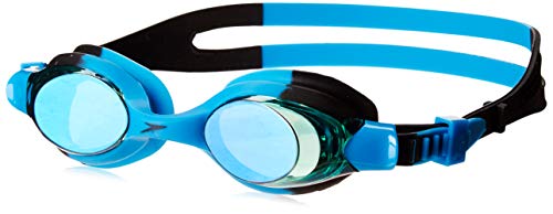 Speedo Unisex-Child Swim Goggles Skoogle Ages 3 - 8, Black Blue/Jade/Emerald