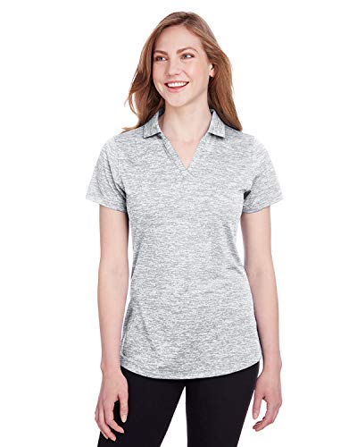 Puma Golf Ladies' Icon Heather Polo M BRIGHT WHITE