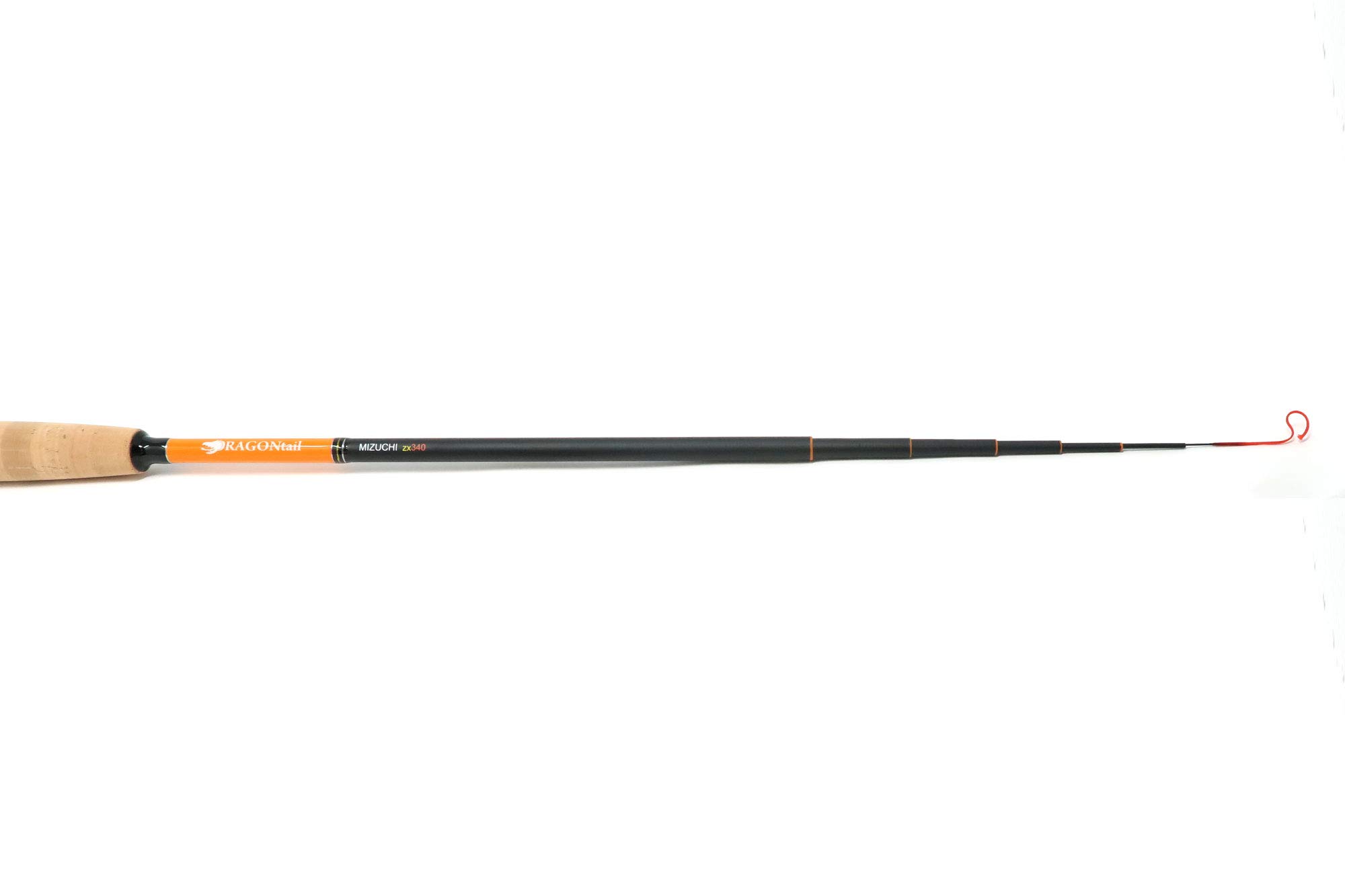 DRAGONtail MIZUCHI zx340 Zoom Small Stream 3 Length Tenkara Rod (with Level Line Starter Kit)