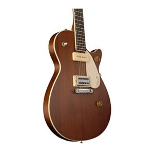 Gretsch G2215-P90 Streamliner Junior Jet Club 6-String Electric Guitar with Laurel Fingerboard and Three-Way Pickup Switching (Right-Handed, Single Barrel Stain)