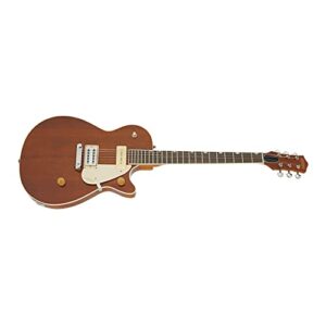 Gretsch G2215-P90 Streamliner Junior Jet Club 6-String Electric Guitar with Laurel Fingerboard and Three-Way Pickup Switching (Right-Handed, Single Barrel Stain)