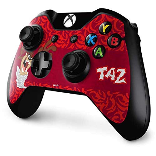 Skinit Decal Gaming Skin Compatible with Xbox One Controller - Officially Licensed Warner Bros Tasmanian Devil Swirl Design