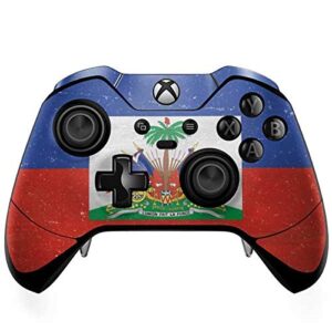 Skinit Decal Gaming Skin Compatible with Xbox One Elite Controller - Originally Designed Haitian Flag Distressed Design