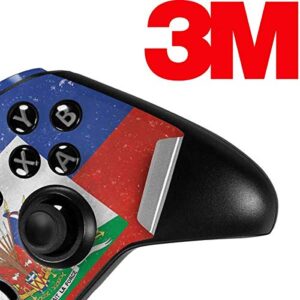 Skinit Decal Gaming Skin Compatible with Xbox One Elite Controller - Originally Designed Haitian Flag Distressed Design