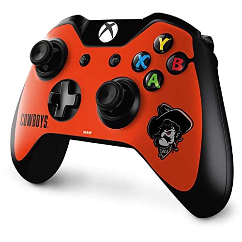 Skinit Decal Gaming Skin Compatible with Xbox One Controller - Officially Licensed College OSU Oklahoma Basketball Design