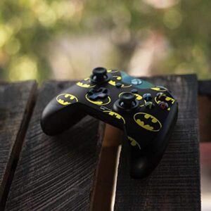 Skinit Decal Gaming Skin Compatible with Xbox One Controller - Officially Licensed Warner Bros Batman Logo All Over Print Design