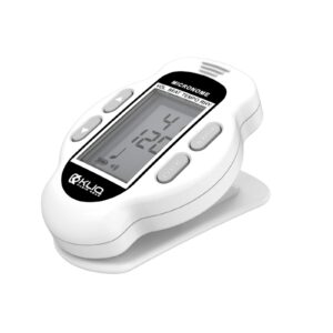 KLIQ MicroNome - Mini Rechargeable Digital Metronome - with Speaker (Digital Volume, Beat and Tempo Adjustment) Designed for use with Piano, Guitar, Saxophone, Flute, Violin, Drum (White)