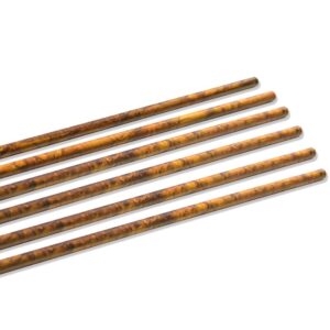 HNZMDY 12 Pcs 30 Inch 6.2 mm Pure Carbon Arrow Shaft Spine 250 300 350 400 450 500 550 600 Carbon Shaft Tube with Aluminum Inserts for DIY Archery Hunting Shooting Practice (Camo, Spine 250)