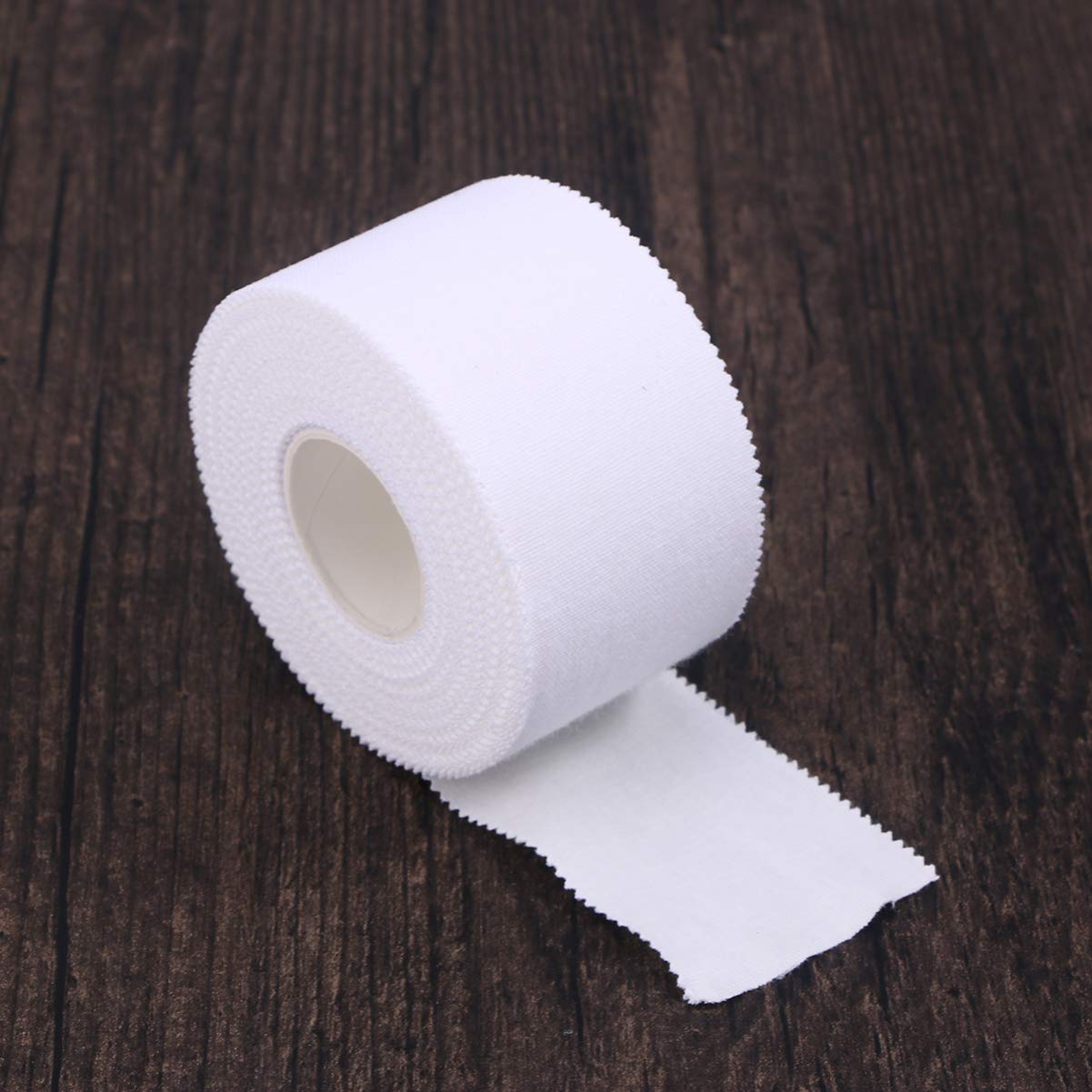 LIOOBO First Aid Sticker 2 Roll Athletic Tape Climbers Breathable Water Resistant Muscle Support Cotton Injury Tape White Gaffers Tape